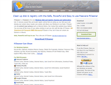 Tablet Screenshot of fcleaner.com
